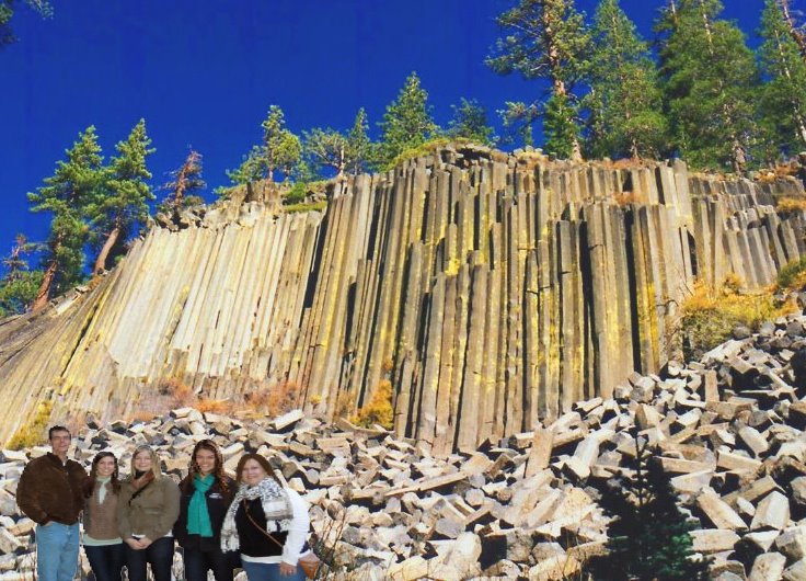 Devils-Postpile National Monument Mammoth lakes